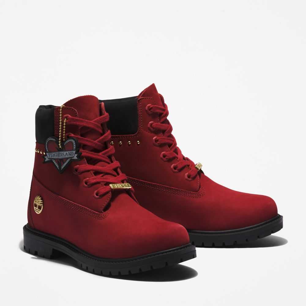 Timberland Heritage 6 Inch Rosii Inchis | SN-TBL46436